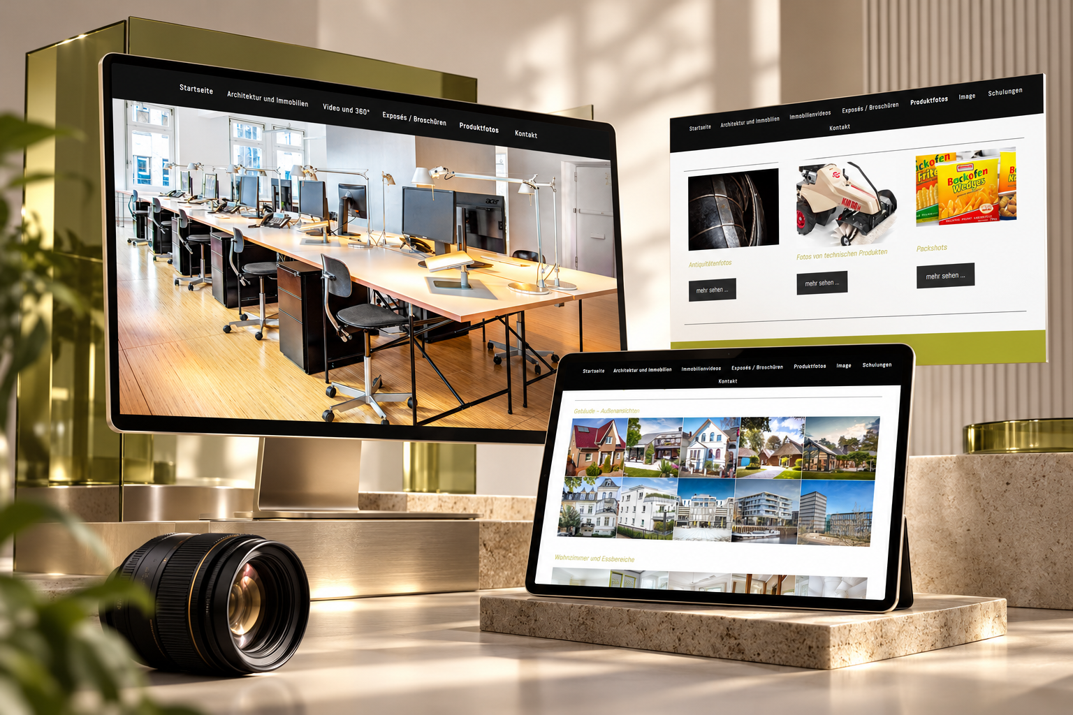 Website-Projekt Fotostudio Peter Wagner
